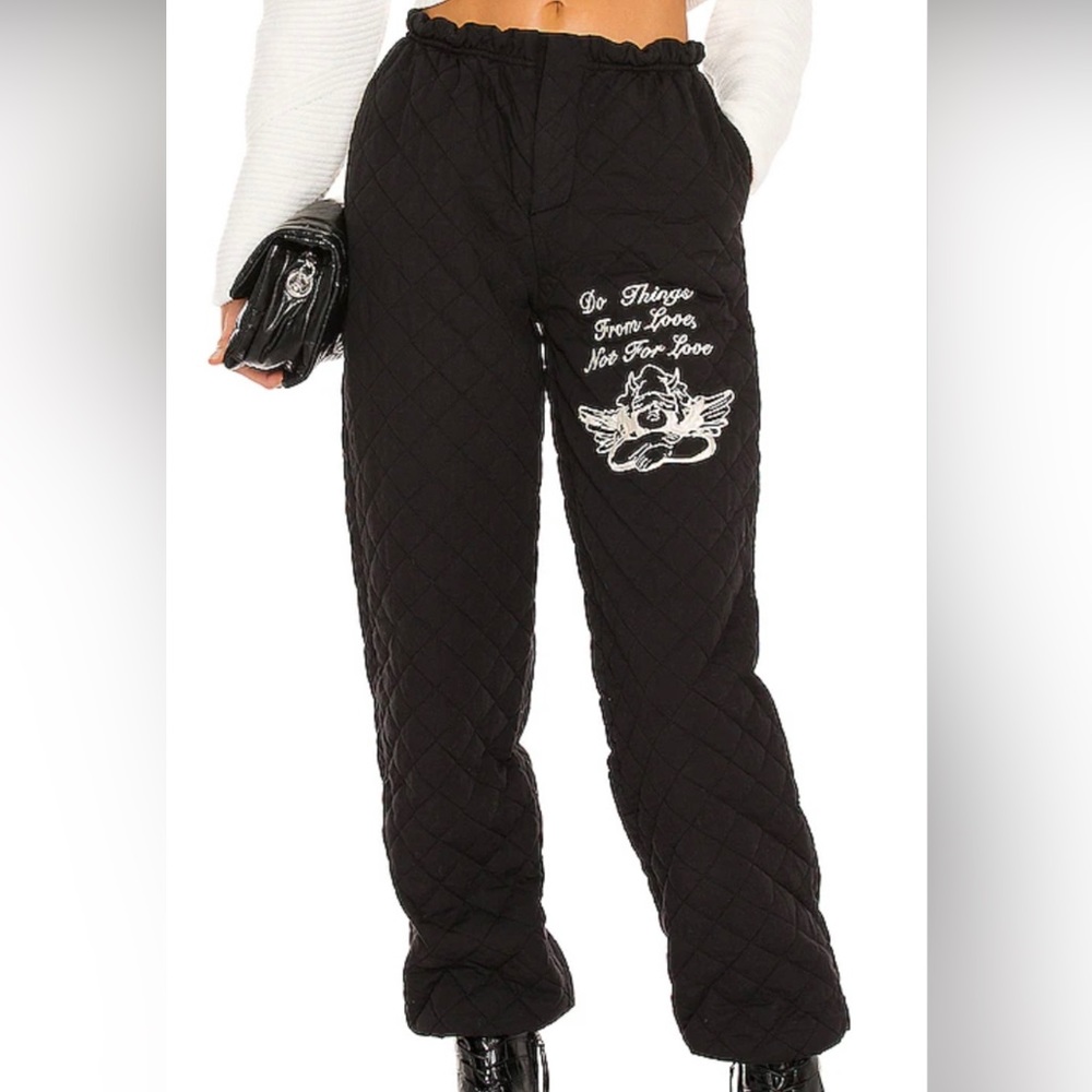 Boys Lie quilted sweatpants